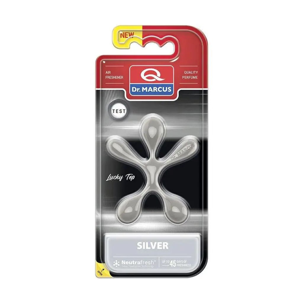 Ароматизатор для автомобіля Dr.Marcus Lucky Top, Silver, 1 шт